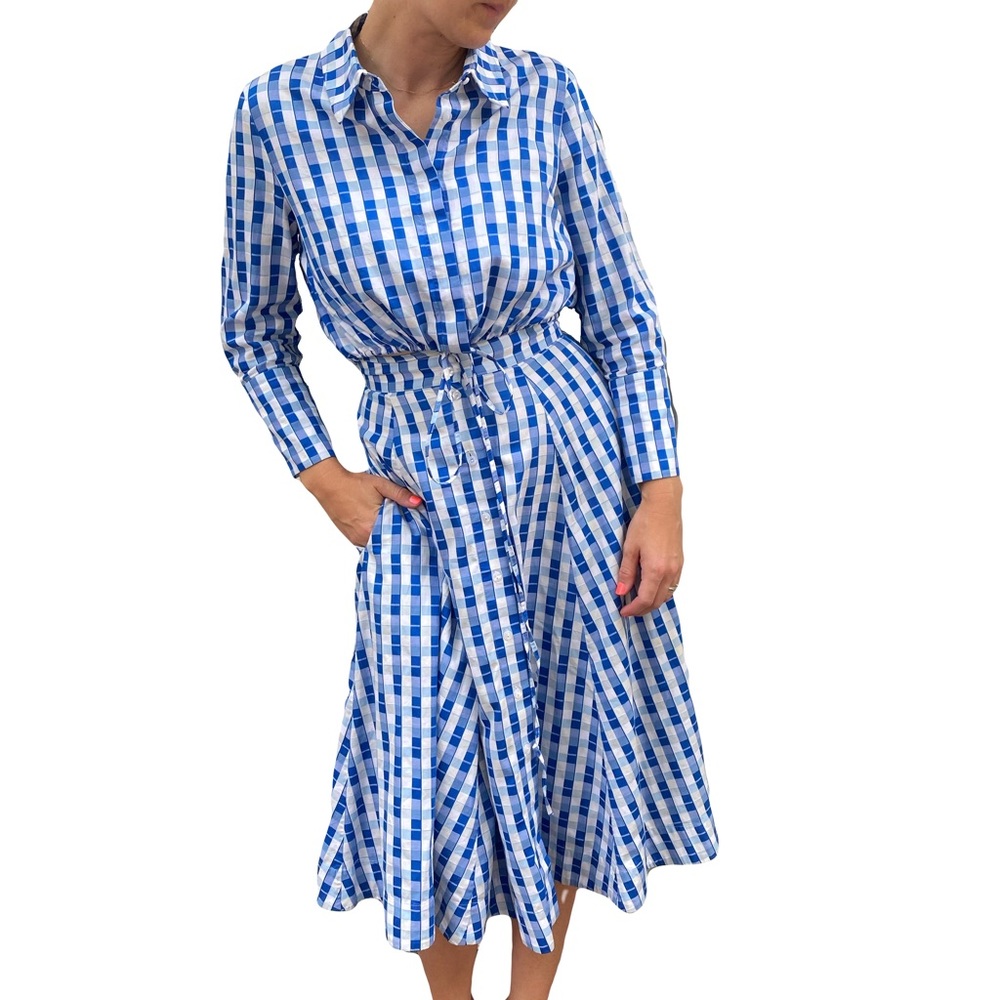 Designer brand Alexis matching blue midi set, XS skirt & Medium top. Adorable!!